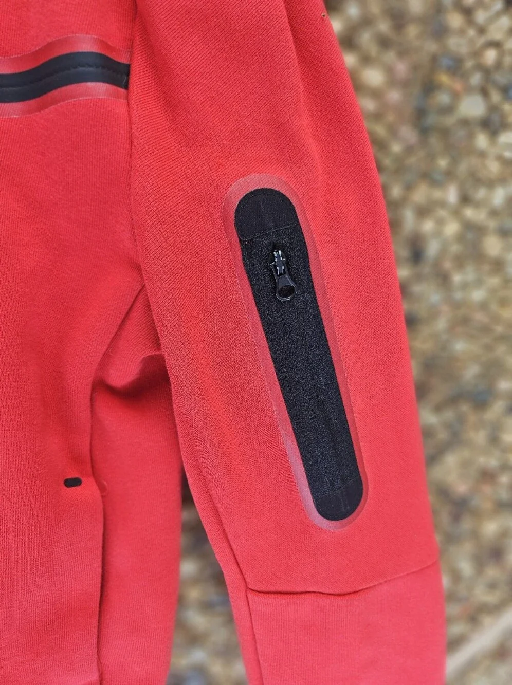 Nike Techical Red Hooded Athletic Jacket Boys Kids M